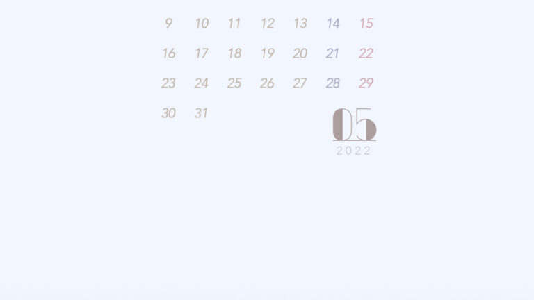 Iphone壁紙 Ouchimo特製22年5月のカレンダーできました Ouchimo