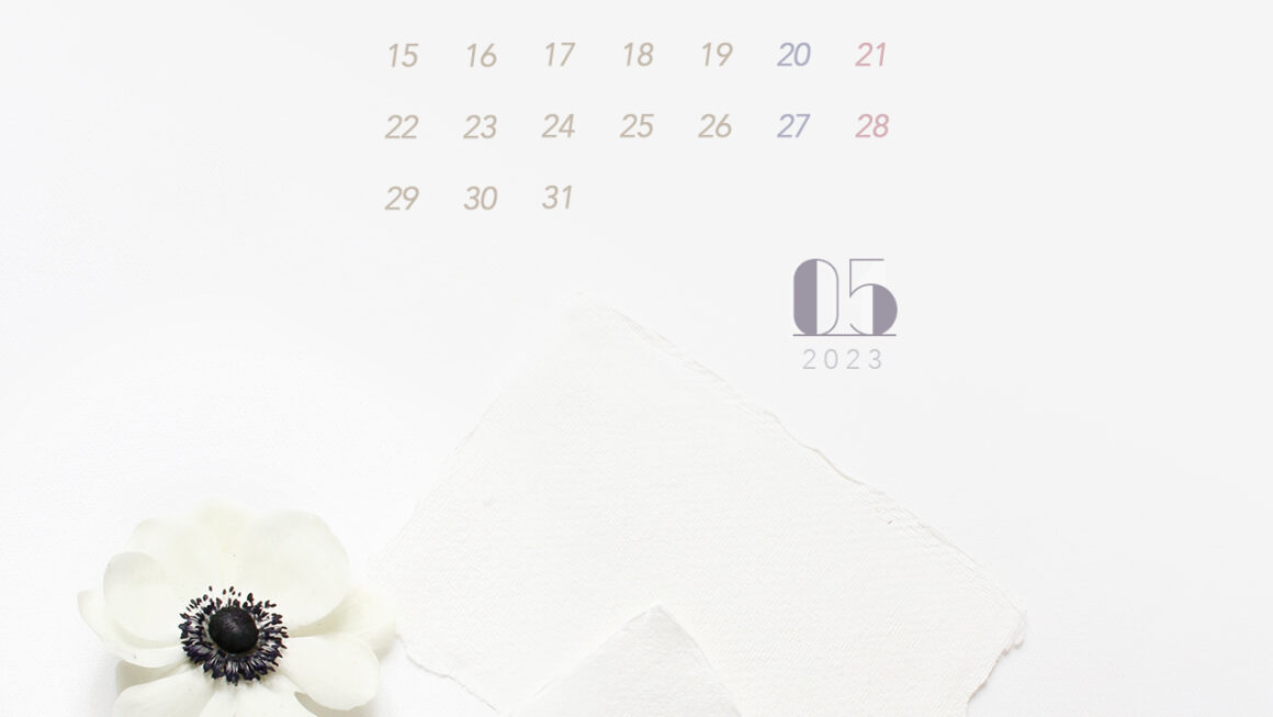 【#iPhone壁紙】ouchimo特製2023年5月のカレンダーできました！