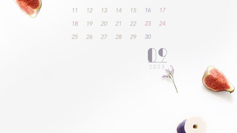 【#iPhone壁紙】ouchimo特製2023年9月のカレンダーできました！