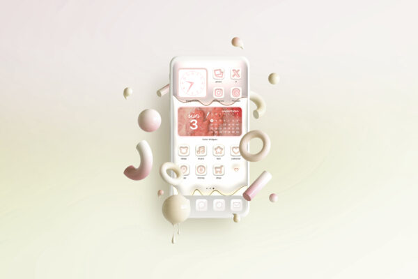 【#素材配布】ホーム画面カスタムに使える！ouchimo特製3D版アプリアイコン＆壁紙できました！
