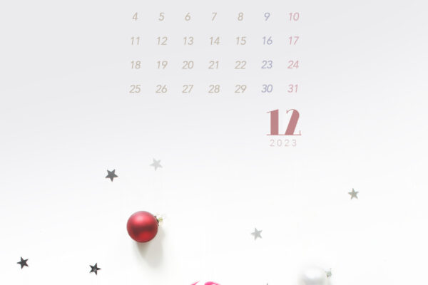 【#iPhone壁紙】ouchimo特製2023年12月のカレンダーできました！
