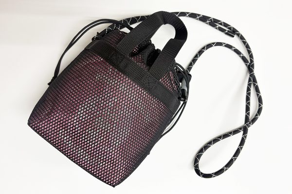 【無印良品】立体メッシュ持ち手付き巾着でショルダーバッグを作ろう